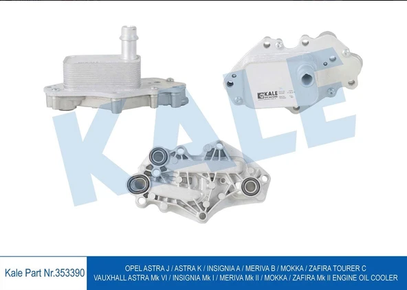 650216 - 55494842 YAĞ SOĞUTUCUSU ASTRA J B16DTH-B16DTL-D16DTH  KOMPLE ürün görseli 1