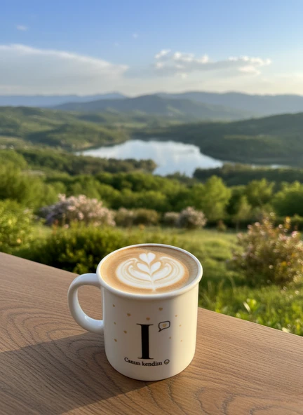 Porselen Kupa Harfli 250 ml - Resim 10