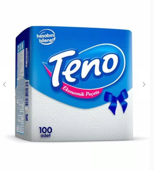 TENO EKONOMİK PEÇETE 100'LÜ 4 PAKET - Resim 2