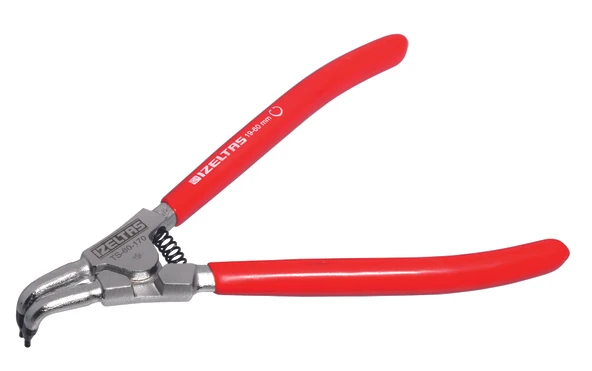İzeltaş 3311120125 125 mm dış segman pense yaylı eğri ürün görseli 1