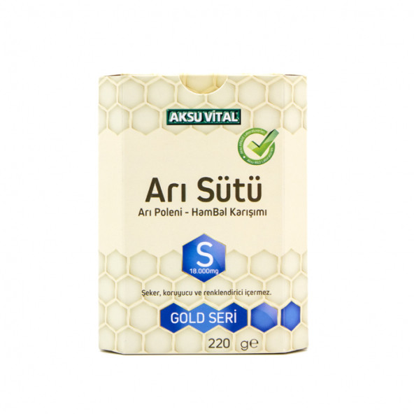 Aksu vital Arısütü Bal Polen (S) 18,000 Mg ürün görseli 1