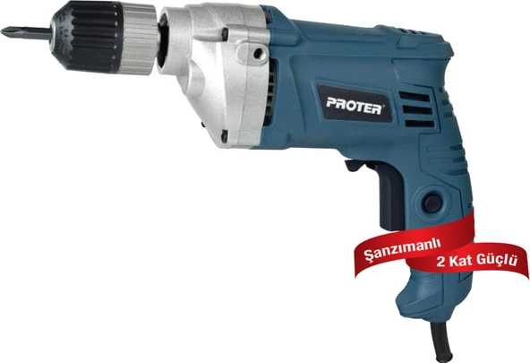 Proter pr 770 rl şanzımanlı darbesiz matkap 13 mm 750 w ürün görseli 1