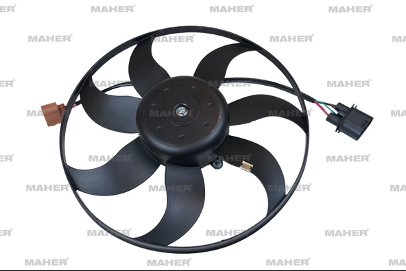 1K0959455EA FAN RADYATÖR GOLF5 / GOLF6 / JETTA / PASSAT / CADDY / A3 / LEON 04-12 SOL 220W-360mm ürün görseli 1