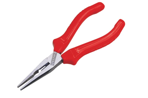 İzeltaş 3220132200 200 mm uzun kargaburun düz uçlu opak ürün görseli 1