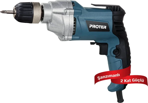 Proter pr 550 rl şanzımanlı darbesiz matkap 10 mm 500 w ürün görseli 1