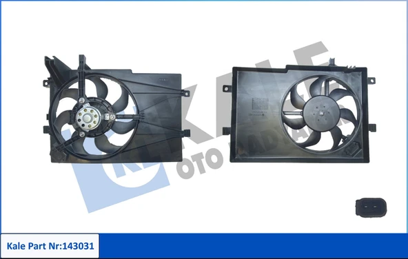 46826696 FAN RADYATÖR PALIO / ALBEA 98-09 1.2-1.4 KLİMASIZ DAVLUMBAZLI ürün görseli 1