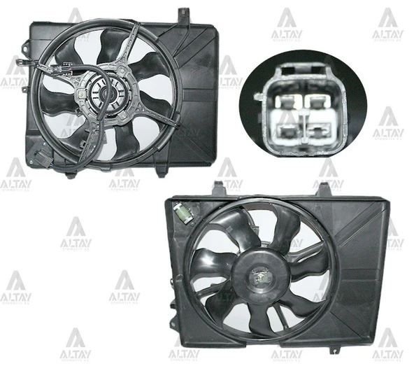 25380-1C160 FAN RADYATÖR GETZ 03= (KLİMALI) ürün görseli 1