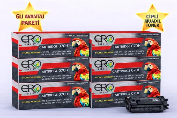 Canon i-SENSYS MF465dw Çipli Muadil Toner - 10.200 Sayfalık - 6'lı Avantaj Paket ürün görseli 1