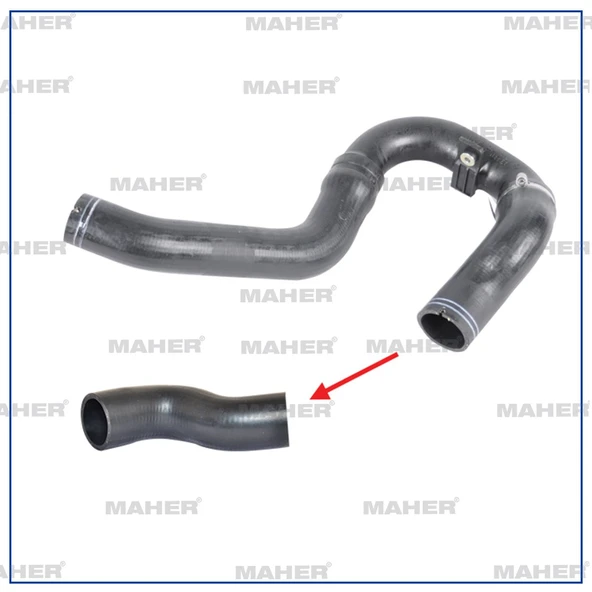 51810956 HORTUM TURBO (BÜYÜK PLASTİK PARÇA HARİÇ) DOBLO 09= 1.3 MULTIJET Y.M ürün görseli 1