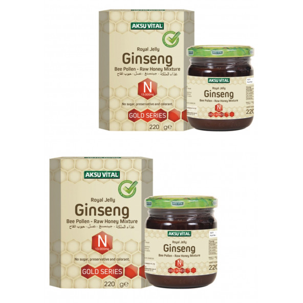 Aksu vital Ginseng N(13.000MG) 220 gr X 2 paket ürün görseli 1