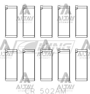 033105701 YATAK KOL TRANSPORTER T4 / CADDY / GOLF1 / GOLF2 / A80 78= AJA-1Y-AAB-ABL-AEF-AQM-CR-CY-JK-RA-JP 1.6 D-1.6 TD-1.9 D-2.4 D (87464600-87463600) (STD) ürün görseli 1