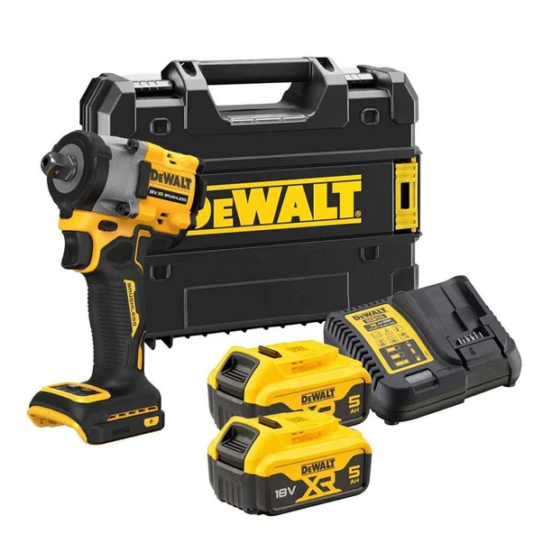 Dewalt dcf922p2t akülü somun sıkma makinesi 18v 5 . 0ah ürün görseli 1
