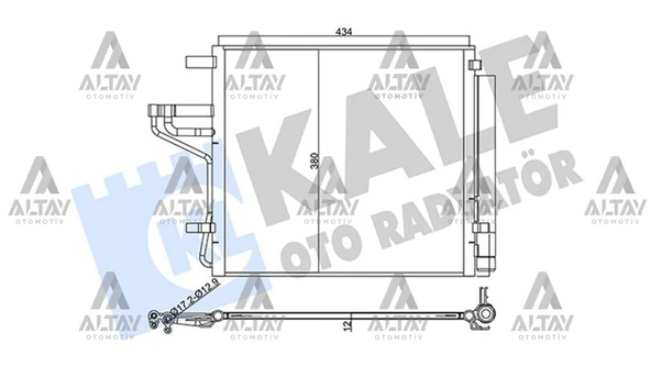 97606-G6000 RADYATÖR KLİMA PİCANTO 17= 1.0-1.2 ürün görseli 1