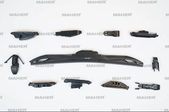 29945 SİLECEK SÜPÜRGESİ TEK TİP ÜNİVERSAL 11 APARATLI 14 HYBRID (350mm) ürün görseli 1