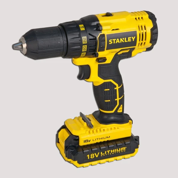 Stanley sbd710c2k lityum çift akülü kömürsüz darbesiz matkap 18v 1 . 5ah v20 ürün görseli 1