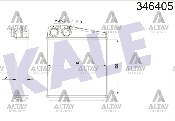 7701208766 RADYATÖR KALORİFER CLIO III / MODUS / MICRA III / NOTE 05= ürün görseli 1