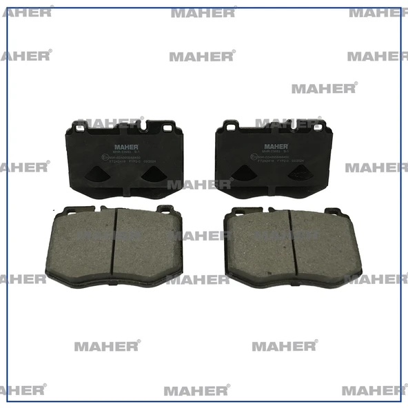 A0084201820 FREN BALATA MERCEDES 14= W205 C SERİ / MERCEDES 16= W213 E SERİ / MERCEDES 15= X253 GLC SERİ ÖN ürün görseli 1