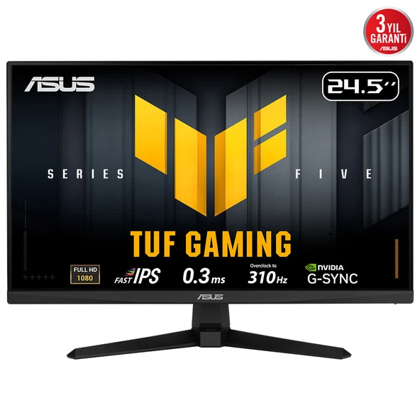ASUS TUF GAMING VG259QMR5A 24.5" 310HZ 0.3MS MNT ürün görseli 1