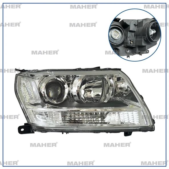 35120-65JB0 FAR GRAND VITARA 05-12 MANUEL SİYAH SAĞ ürün görseli 1