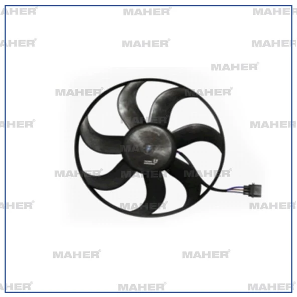 6Q0959455AD FAN RADYATÖR POLO / CORDOBA / İBİZA / FABİA 02-09 BBY-BKY-BBZ 1.4 16V 250/80W 394mm ürün görseli 1