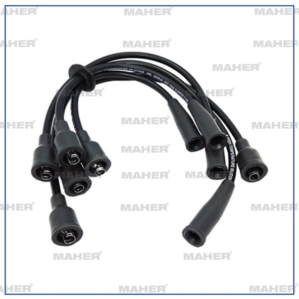 4458077 BUJİ KABLOSU TAKIM DOGAN    86-92 / KARTAL 86-92 / SAHIN 86-94 1.6 DÜZ MOTOR ürün görseli 1