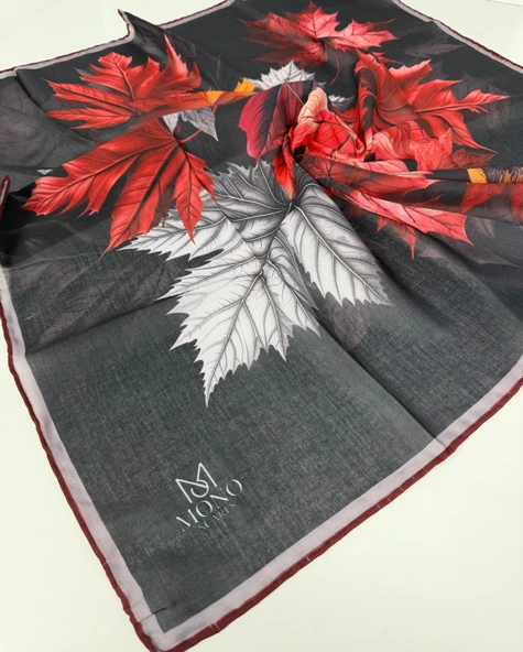 Soft Pamuk Eşarp-90 X 90 -06109 - Resim 9