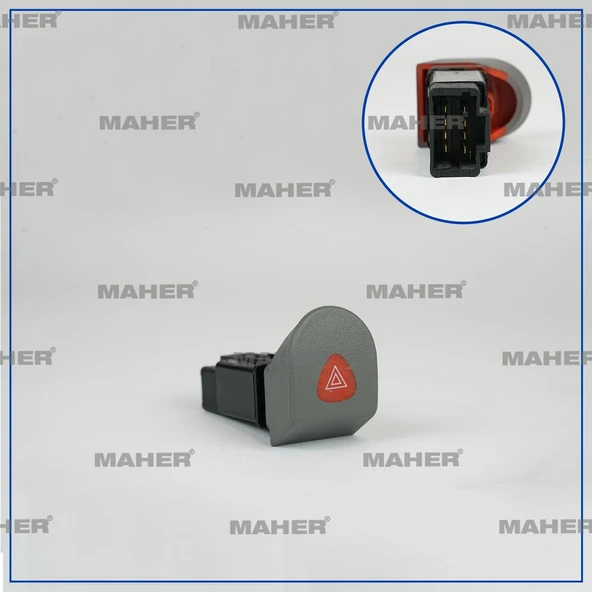 7700308821 ANAHTAR DÖRTLÜ KANGOO 8 PİN ürün görseli 1