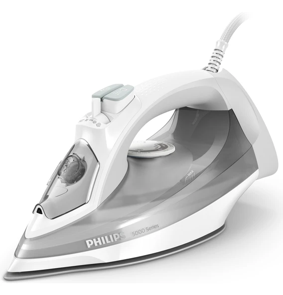 Philips 5000 Serisi Buharlı Ütü, 2400W, 160 g Şok Buhar, SteamGlide Plus Taban, Dikey Buhar Püskürtme, DST5010/10 ürün görseli 1