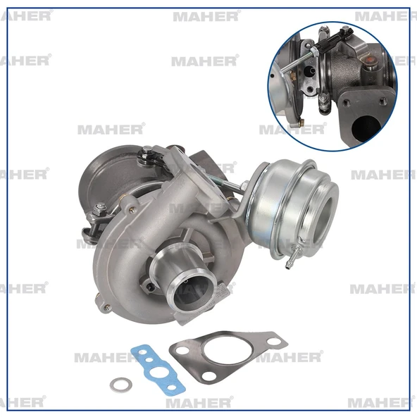 55237520 TURBO GRANDE PUNTO / FIORINO 07= LINEA / BIPPER / NEMO 10= / 1.3JTD  EURO5 75HP ürün görseli 1