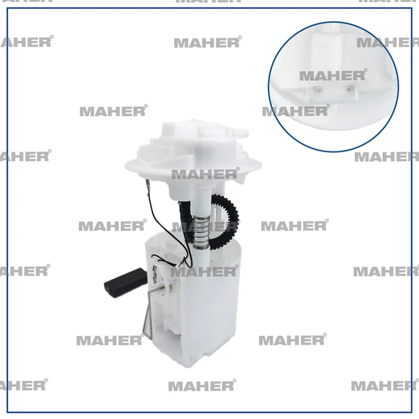 1525E9 DEPO ŞAMANDIRASI KOMPLE BERLİNGO / PARTNER 95-03 1.9 DW8 ürün görseli 1