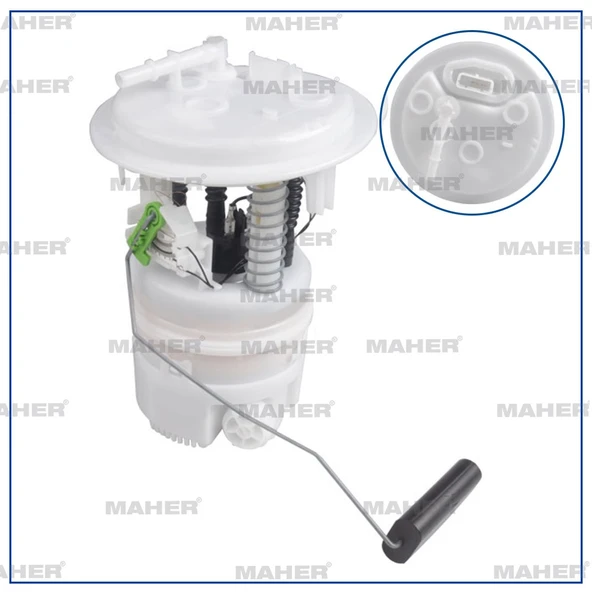 1525Q4 DEPO ŞAMANDIRASI KOMPLE 307 / C4 / C5 08= 1.6 16V-2.0 16V ürün görseli 1