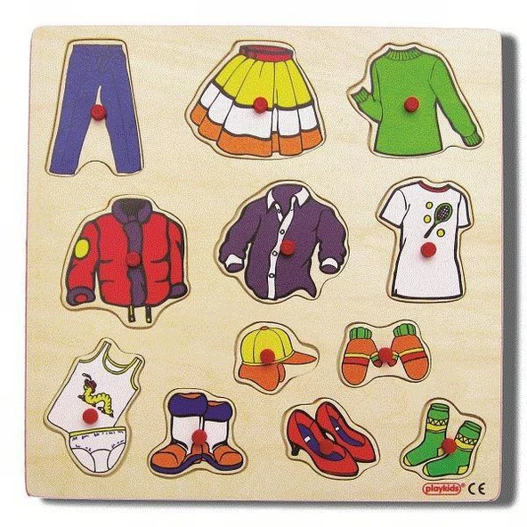 GİYECEKLERİMİZ PUZZLE (30x30 cm) ürün görseli 1