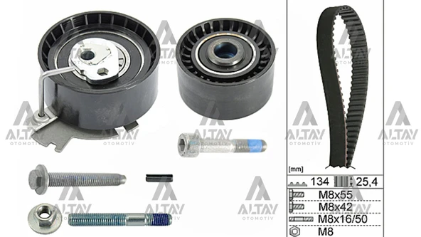 0831R9 TRİGER SETİ  206 / 207 / 307 / 308 / PARTNER / C2 / C3 / C4 / XSARA / BERLINGO  02= 1.6-1.6 16V TU5JP4 ürün görseli 1