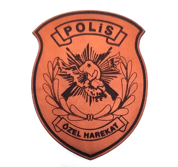 POLİS ÖZEL HAREKAT Deri PEÇ- Arma - Patch ürün görseli 1