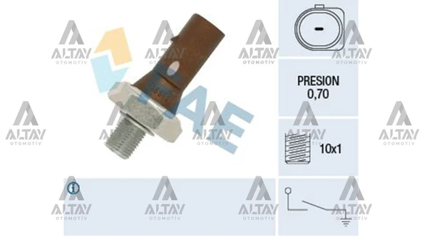 038919081K MÜŞÜR YAĞ GOLF / BORA / JETTA / PASSAT / CADDY / TRANSPORTER T5 / CRAFTER 97-09 AAB-ACV-AGR-AMF-AVF-AXB-BJB-BKP-BKD 1.4 TDİ-1.9 TDİ KAHVERENGİ 0,55-0,85 BAR ürün görseli 1