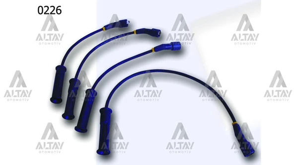 7700273226 BUJİ KABLOSU TAKIM MEGANE I  96-03 / CLIO II 98-05 / R19 88-00 1.6 8V ürün görseli 1