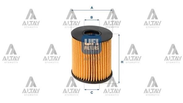 1109AH YAĞ FİLTRESİ 207 / 206 / 307 / BOXER III / NEMO / BİPPER / TRANSİT V347 / FIORINO 99= 1.4 16V-1.6 16V-2.2 TDCİ ürün görseli 1