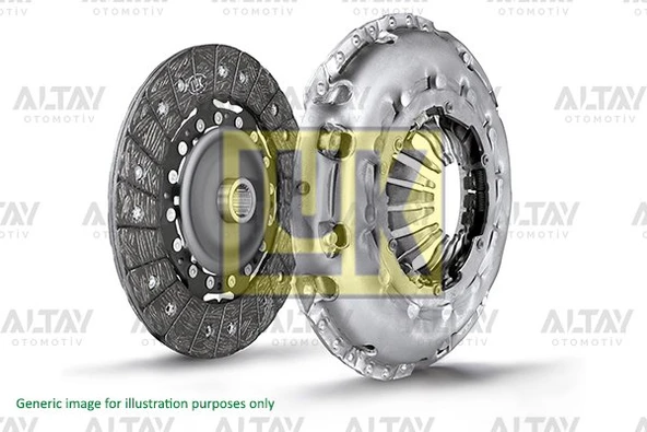 6C117540BD DEBRİYAJ SETİ TRANSIT V347 130PS 2.2TDCI 06= RULMANSIZ ürün görseli 1