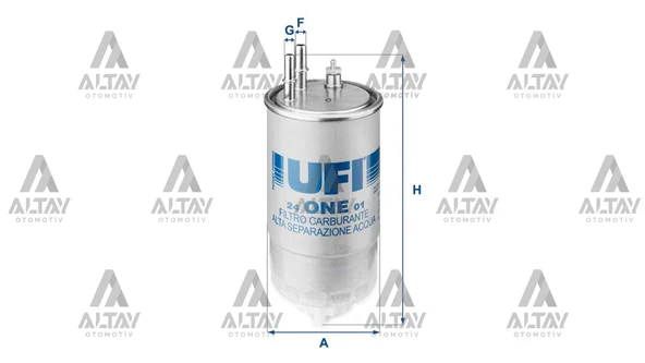 51929061 YAKIT FILTRESI (MAZOT) LINEA / G.PUNTO / DOBLO / STILO  1.3JTD-1.6JTD-1.9D IKI ÇIKISLI OEM (ORİJİNAL EQUİPMENT MANUFACTURER) ürün görseli 1