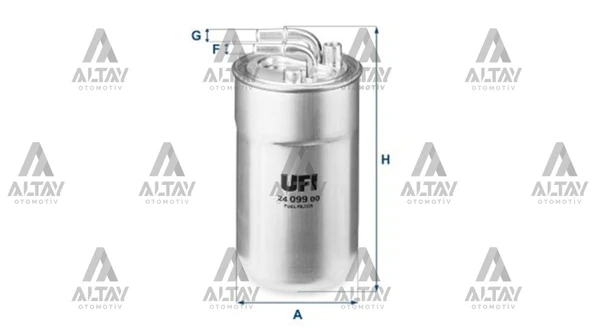 813070 YAKIT FİLTRESİ ( MAZOT) CORSA D / ASTRA H 10= Z13DTJ 1.3 CDTİ ürün görseli 1