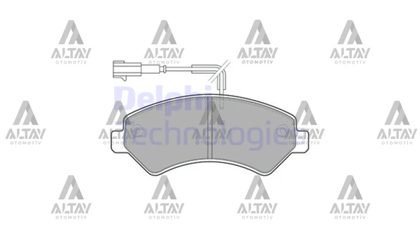 71773145 FREN BALATA DUCATO 06-20 / 20= / BOXER III 06-14 / JUMPER III 06-14 / JEST 12= (TEK FİŞLİ) ÖN ürün görseli 1