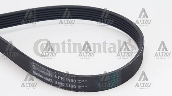 6PK1180 KANALLI KAYIŞ FIAT / ALBEA DOBLO GRANDE PUNTO 1.3JTD DUCATO 2.0JTD / DAIHATSU / SIRION 05-11 1.0 ürün görseli 1