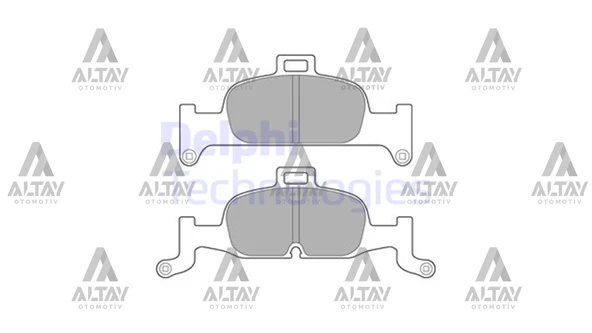 8W0698151AC FREN BALATA A4 / A5 / Q5 / Q7 15= (YENGEÇ TİP) ÖN ürün görseli 1