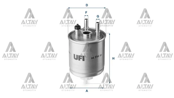164005033R YAKIT FILTRESI ( MAZOT) KANGO II / LAGUNA III / LATITUDE 10= 1.5 DCI-2.0 DCI AÇIK TIP OEM (ORİJİNAL EQUİPMENT MANUFACTURER) ürün görseli 1