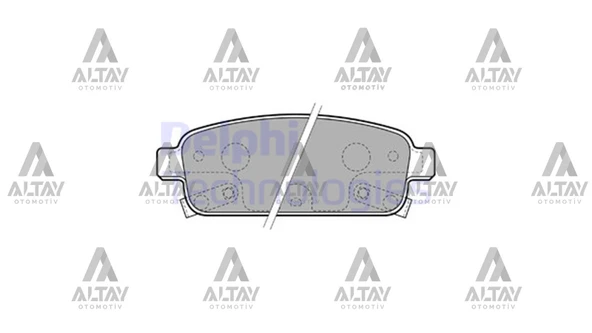 13300867 FREN BALATA CRUZE 09-12 / OPEL ASTRA J 09-13 / MOKKA 12-13 15-16 JANT) ARKA ürün görseli 1