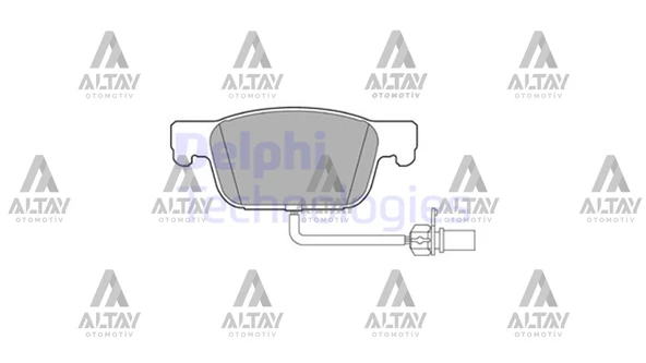 8W0698151K FREN BALATA A4 / A5 15= / S90 II 16= FİŞLİ ÖN ürün görseli 1