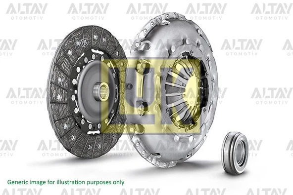 2052W6 DEBRİYAJ SETİ 306 / 406 / XSARA 95= 1.8 BNZ RULMANLI ürün görseli 1