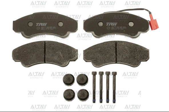 77362216 FREN BALATA DUCATO 02-06 / JUMPER II 02-06 / BOXER II 02-06 (FİŞLİ UZUNLUK 164.6mm) ÖN ürün görseli 1