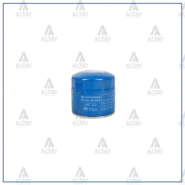 26300-35504 YAĞ FİLTRESİ ACCENT / ERA / BLUE / ELANTRA / GETZ / ATOS / EXCEL / I-10 / I-20 / I-30 / IX-35 / IX-20 / CERATO / RIO / TUCSON / KONA / IONIQ / BENZİNLİ / E2200 Y.M / CIVIC PR3 KALIN TİP ürün görseli 1