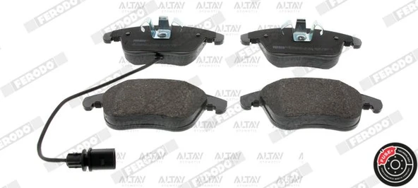 8K0698151F FREN BALATA A4 07-15 / A5 08-11 FİŞLİ ÖN ürün görseli 1